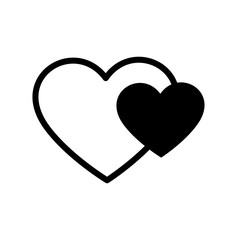 Hearth Icon Vector Design Template