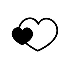 Hearth Icon Vector Design Template