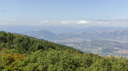 scenic view over macedonians capitol skopje