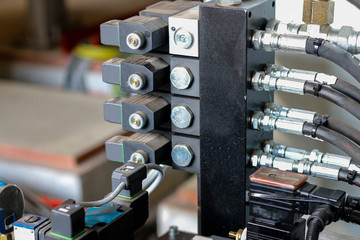 pneumatic cable pressure machine cutting steel factory industry