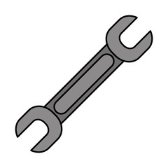 key wrench tool mechanic icon