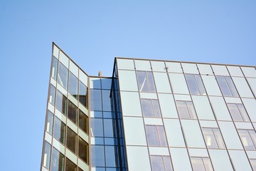 Obraz premium Fragment of new business center building