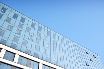 Obraz premium Fragment of new business center building