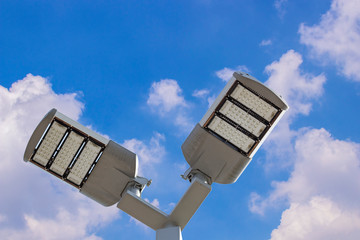 Led lamps post  for exterior applications such as parking lots, outdoor spaces or others.