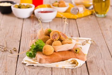Ascoli stuffed olives.