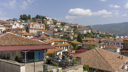 architecture details from ohrid town in northern macedonia