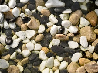 Mélange de cailloux
