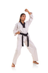Forearm block for upper strike, full body