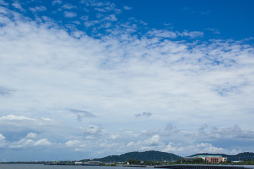 Sky with clouds for the background