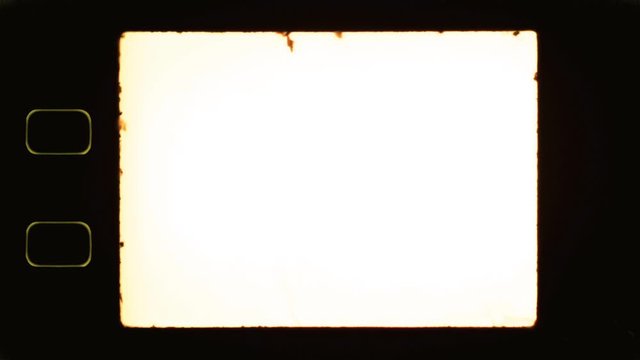 Super 8 mm border frames animated flickering