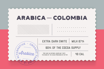 Vintage Minimal Label. Set of graphic modern vintage label