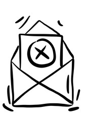 text message icon, simple flat illustration for web site or mobile app