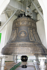 Fototapeta premium The main bell on the bell tower in the Holy Trinity Sergius Lavra