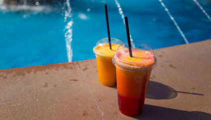 Georgia. Pomegranate and orange juice