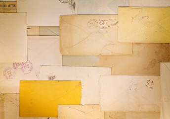 Variety of Old, Opened Envelops