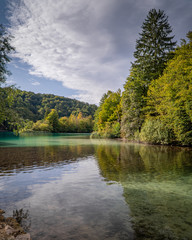 Plitvice lake one of the most famous National Park in Croatia