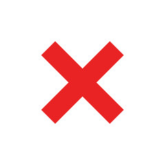 Close Mark Icon Vector Illustration