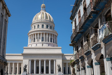 Capitolio (Capitol) in Havana, Cuba in October 2019