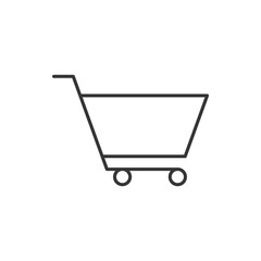 Shopping Cart Icon Vector Illustration
