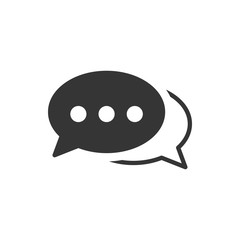 Speech Bubble Chat Icon Vector Illustration