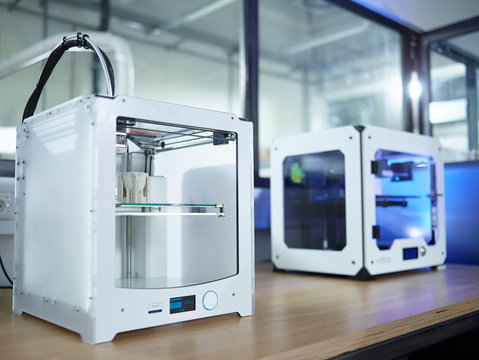 3D printer on table