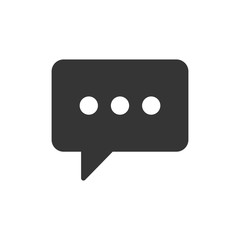 Speech Bubble Chat Icon Vector Illustration