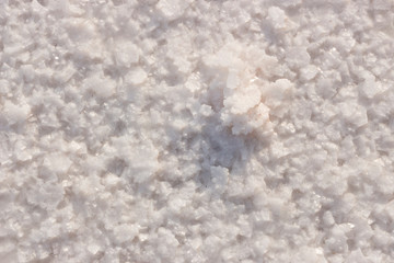 High quality Salt texture of the desert. View from the drone to the salt lake Tuzla, near the Rybakivka resort, in Ukraine.