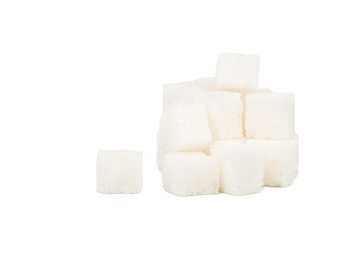 Piece of refined sugar