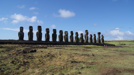 amazing idols and cave paintings of easter island