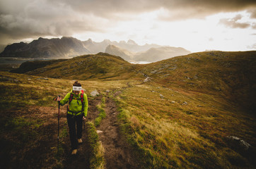 Fototapeta premium Hike Lofoten