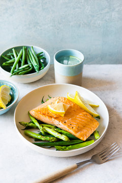 Lemon garlic salmon