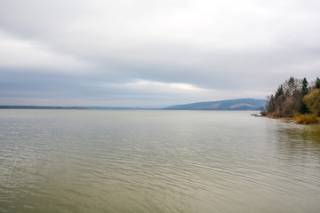 Orava lake at autumn ,Slovakia