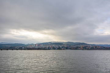 Fototapeta na wymiar Panorama city of Namestovo