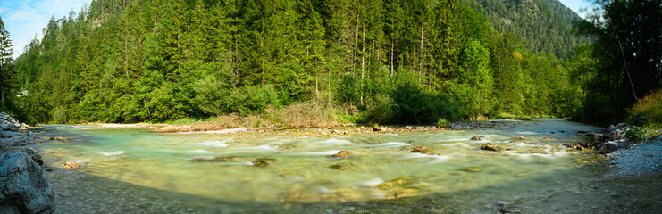 Steyr Fluss Hinterstoder Oberösterreich