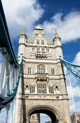 Fototapeta na wymiar Tower bridge in London city ( United Kingdom )