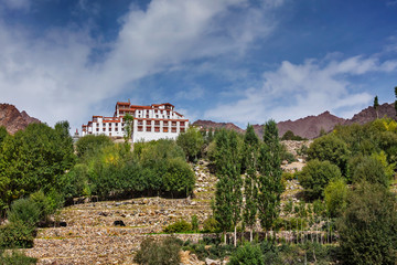 Fototapeta premium Likir gompa (Tibetan Buddhist monastery in Ladakh, India
