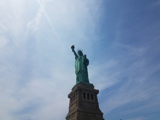 Fototapeta na wymiar statue of liberty landmark in New York city