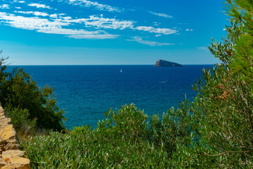 Isla de Benidorm en Alicante (España) Icono turistico