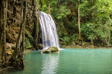 Fototapeta na wymiar Erawan falls