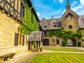 Trappist Cistercian Orval Abbey or Abbaye Notre-Dame d'Orval, in Villers-devant-Orval, Province of Luxembourg, Belgium
