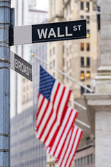 Obraz na płótnie Canvas Wall Street