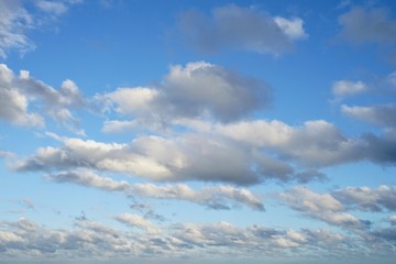White Clouds on a Clear Blue Sky