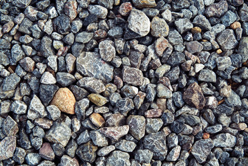  Texture: small, colorful pebbles.