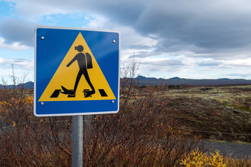 Silfra-Spalte im Þingvellir-Nationalpark zwischen der Nordamerikanischen und der Eurasischen...