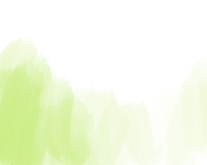 Green watercolor is used as a background in various work designs.