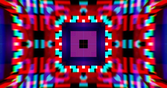 Hypnotic Pixels. VJ Loop 4