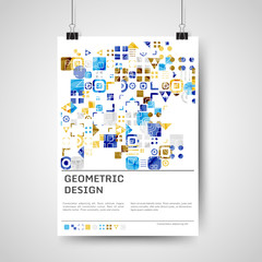 Abstract poster design