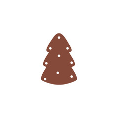 delicious christmas tree shaped cookie