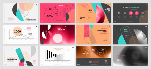 Presentation template design