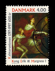 King Erik and Queen Margrete I, painting by an unknown painter